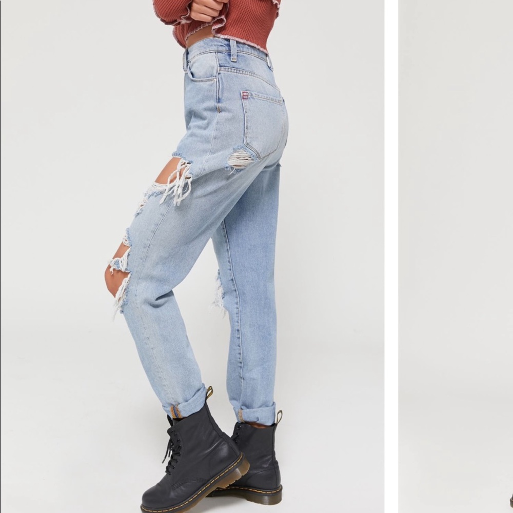 BDG distressed mom jeans